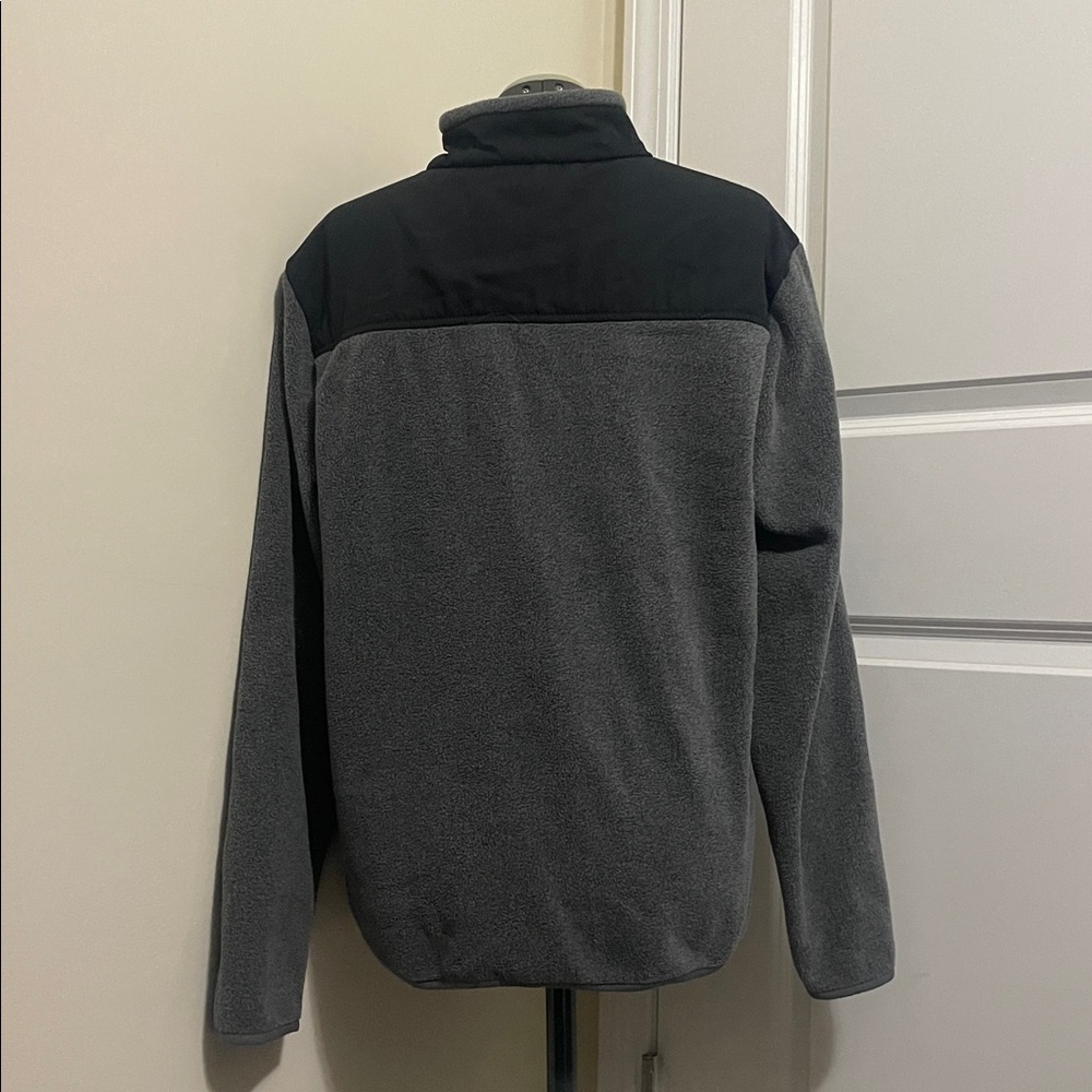 Amazon Essentials Gray Collared Zipper Jacket - image 3